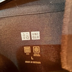 【UNIQLO /ユニクロ】DRYポロシャツ　ブラック　着用1回のみの画像