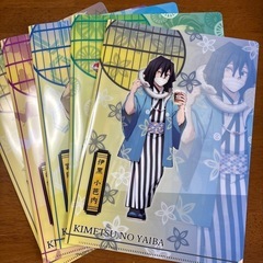 鬼滅の刃×くら寿司　クリアファイル　５枚セットの画像