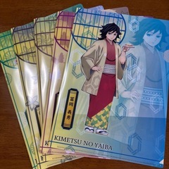 鬼滅の刃×くら寿司　クリアファイル　５枚セットの画像