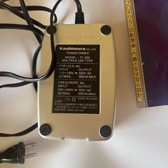 カシムラ 海外用変圧器 110〜130V Aタイプ　TI-200の画像