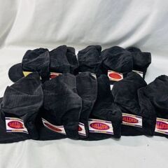 帽子12個　ワークキャップ 黒 コーデュロイ フリーサイズ 
