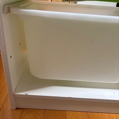 IKEA TROFAST トロファスト フレーム ホワイト 46x30x95cmの画像