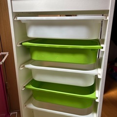 IKEA TROFAST トロファスト フレーム ホワイト 46x30x95cmの画像