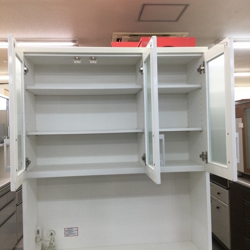 ?春日市?NITORI?ニトリ?レンジボード?白?収納力抜群?キッチン?オシャレ?シンプル?