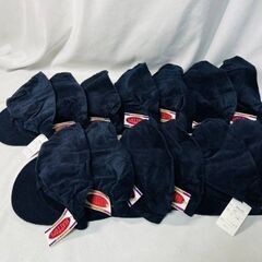 帽子 13個  ワークキャップ ネイビー コーデュロイ 　フリーサイズ