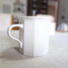 【中古】ホワイトマグカップ4点の画像