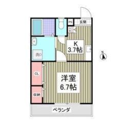 💜💙フリーレント1ヶ月付き💙💜敷礼ゼロ🌈東所沢駅バス9分✨賃料5...