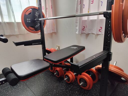 【引き取り限定】ホームジム筋トレ器具一式セット ホームジムセット