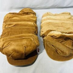 帽子 30個 訳あり  ワークキャップ うす茶 コーデュロイ フ...