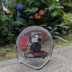 廃盤品激レア ガレージ　秘密基地　古着屋さん　インテリア DULTON 扇風機 BREEZE 赤 ダルトン サーキュレーターの画像