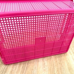 収納ケース　ピンクの画像