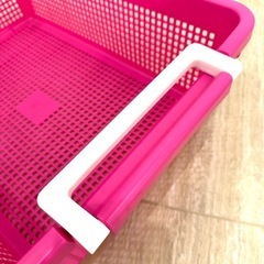 収納ケース　ピンクの画像