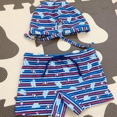 ＲＩＴＯＣＡ　ベビー水着　ユニセックス　帽子付きの画像