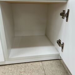 ★リユースのサカイ高崎店★TJ11967 ニトリ 食器棚（２枚扉） 白 H180×D41.5×W104.5 クリーニング済みの画像
