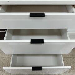 ★リユースのサカイ高崎店★TJ11967 ニトリ 食器棚（２枚扉） 白 H180×D41.5×W104.5 クリーニング済みの画像
