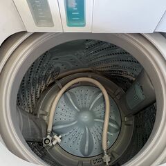 ②7kg e angle 洗濯機 ANG-WM-B70-W　エディオン製　2022年製　近くなら無料配達いたします。古い洗濯機の処分もご相談ください。の画像