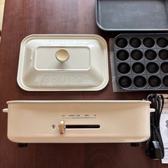 美品 ブルーノ 白 ホットプレート たこ焼きの画像