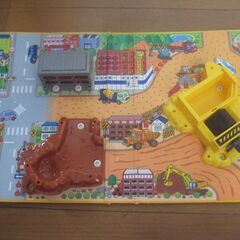 トミカ ハンディ立体マップ 工事現場・まちへお買いもの ２個セット 現状品の画像
