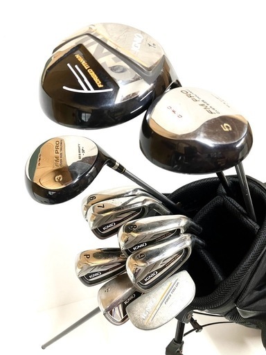 【初心者応援！】◆IGNIO イグニオ◆ゴルフクラブ 全10本 セット＋ 軽量スタンド型 キャディバッグ付き + 付属品多数 2024 【初心者応援！】◇IGNIO イグニオ◇ゴルフクラブ 全10本 セット