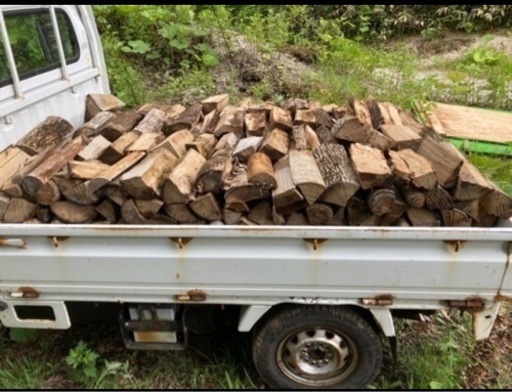 白老町産　薪　割薪　約30cm　広葉樹ミックス1立米 薪ストーブ　北海道　苫小牧市 2025年度②