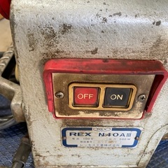 レッキス REX N40AⅢ N40A3 ねじ切り機 パイプマシン 切削ねじ加工機 切断機 鉄工 工具 ガス管 動作確認済み 電源100Ｖ の画像