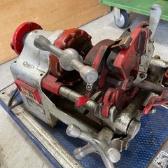 レッキス REX N40AⅢ N40A3 ねじ切り機 パイプマシン 切削ねじ加工機 切断機 鉄工 工具 ガス管 動作確認済み 電源100Ｖ の画像