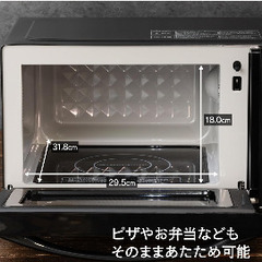 comfee 電子レンジ　フラットテーブル　ブラック　CF-EX201-BK　一人暮らし　新生活の画像