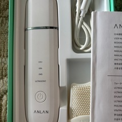 ANLAN ウォーターピーリング イオン導入 EMS 超音波美顔器　中古　美容の画像