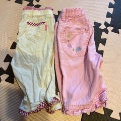 100サイズ　ズボン2枚の画像