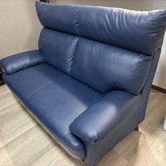 本日中　OK　KIYO 2人掛け　レザーソファ の画像