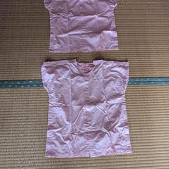 患者着　上衣　Mサイズ2枚【前、肩、脇、背中あき】