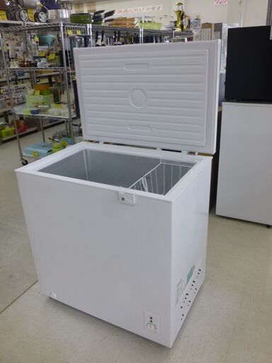 MAXZEN 上開き冷凍庫 直冷式 199L 2022年製 JF200ML01WH