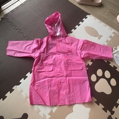 子供用レインコート ピンクの画像