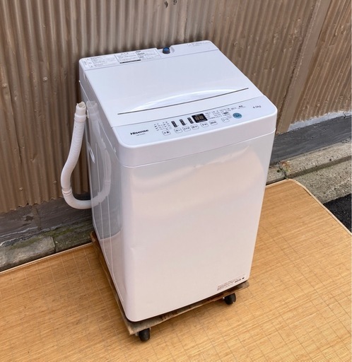 ✨洗濯槽分解クリーニング✨Hisense　4.5kg洗濯機　HW-E4503