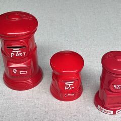 USED品　貯金箱　大中小3ヶ　100円でお譲りします