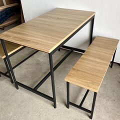 テーブル＆ベンチセット 未使用品 (5)の画像