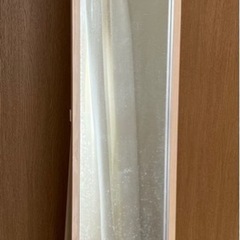 【家具】ニトリスタンドミラーライトブラウン・姿見鏡
