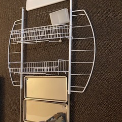 突っ張りラック　キッチン　水切り　の画像