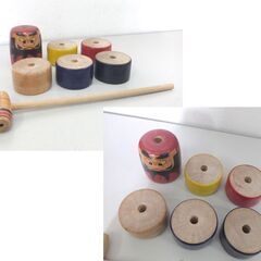 だるま落とし まもる作 木製 伝統工芸 ダルマ落とし 達磨落とし ☆ 札幌市 北区 屯田 の画像