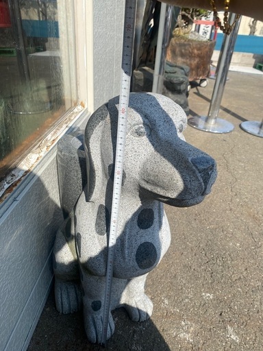 犬の石像
