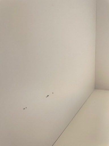 売却済み※【2023年購入】カップボード（鏡面ホワイト）幅116.3cm×奥行45cm