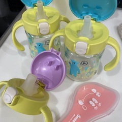 ストローマグ　めんカッター　リッチェル　