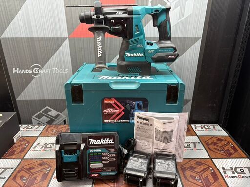 【中古】マキタ Makita HR001GRDX ハンマドリル バッテリ×2・充電器付き ※ケース割れ有【ハンズクラフト佐賀】