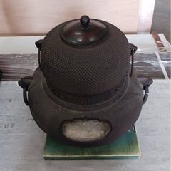 アンティーク茶釜セットの画像