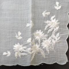 刺繍入り ガーゼハンカチ４枚セットの画像