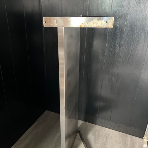 ステンレス　棚　壁掛け　家具 MOTOSU-L 壁付棚バー付（NOU19114）】サンドブラック 壁に取り付ける棚