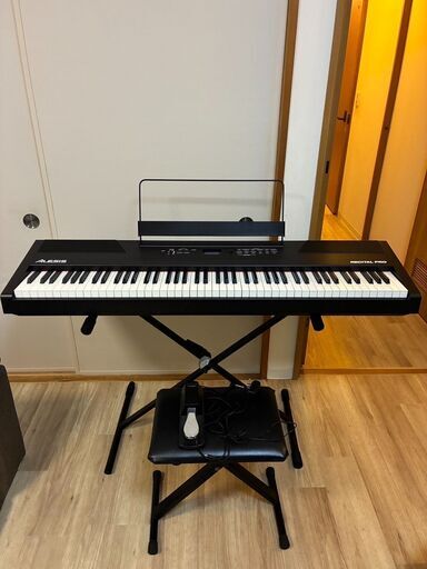 Amazon | Alesis 電子ピアノ 88鍵盤 ウェイティッドハンマー
