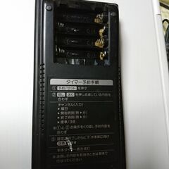 【★レトロ　希少　SHARP VHS　ビデオデッキ　おしゃべり　リモコン　VC-31　動作品】の画像
