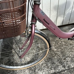 24インチ　パナソニック電動アシスト自転車ピンク　お譲りします！の画像