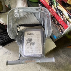 🍀自転車後部取り付け買い物カゴ（こどもチェア）の画像